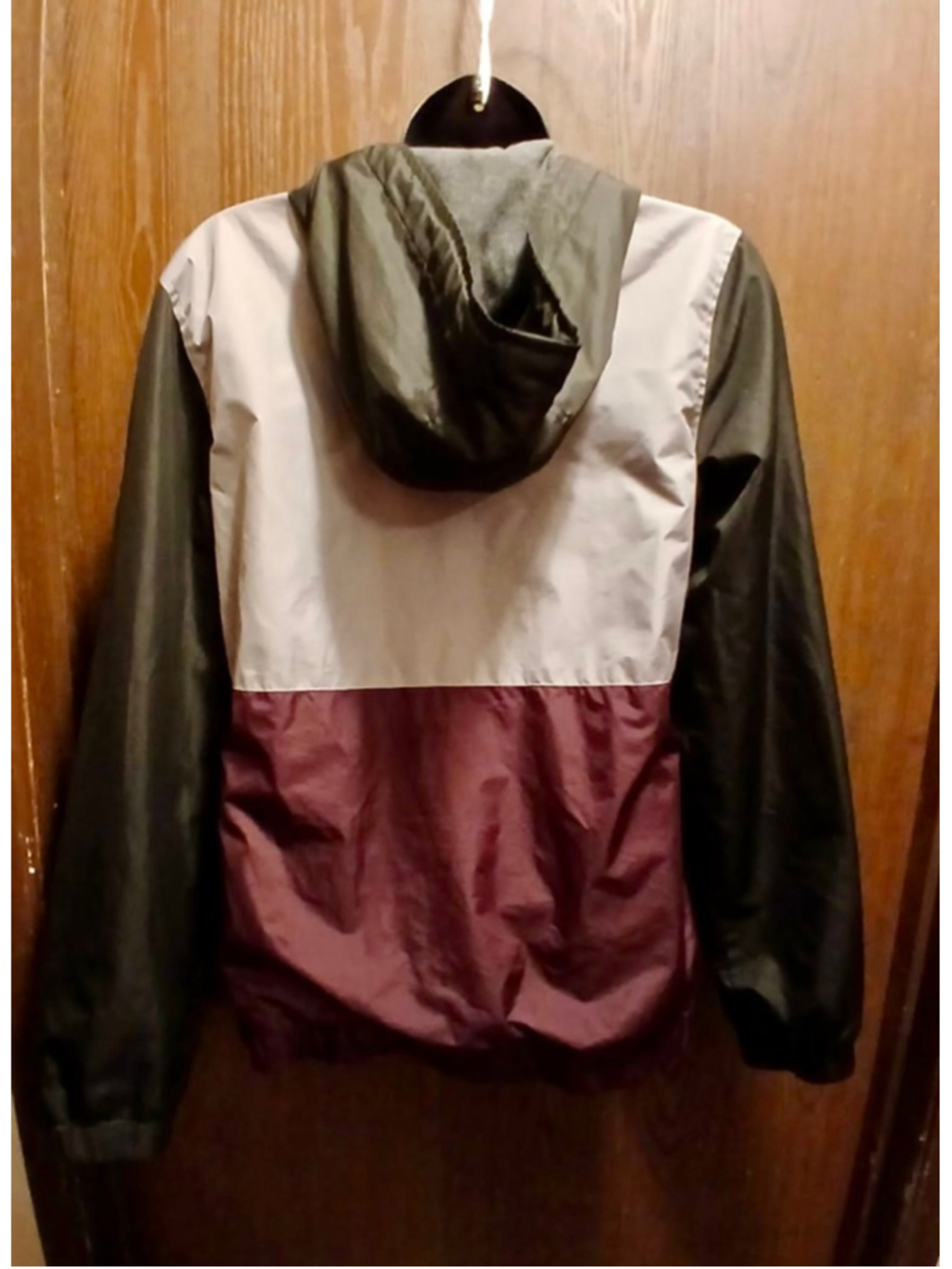 Zine Women's Hooded Windbreaker Jacket Black Gray Maroon Small -
iNV534 - Picture 6 of 7